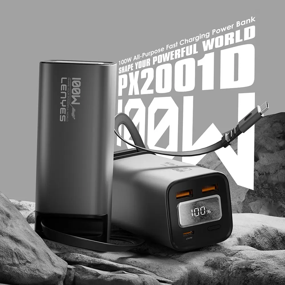 Lenyes PX2001D 20000mAh 100W Taşınabilir Powerbank