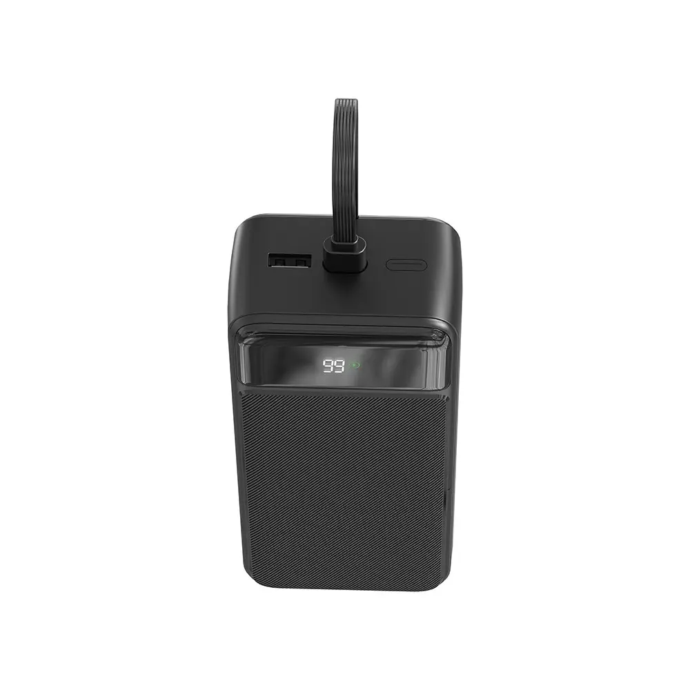 Lenyes PX355D 30.000mAh 22.5W Powerbank, Type-C ve Lightning Kablolu