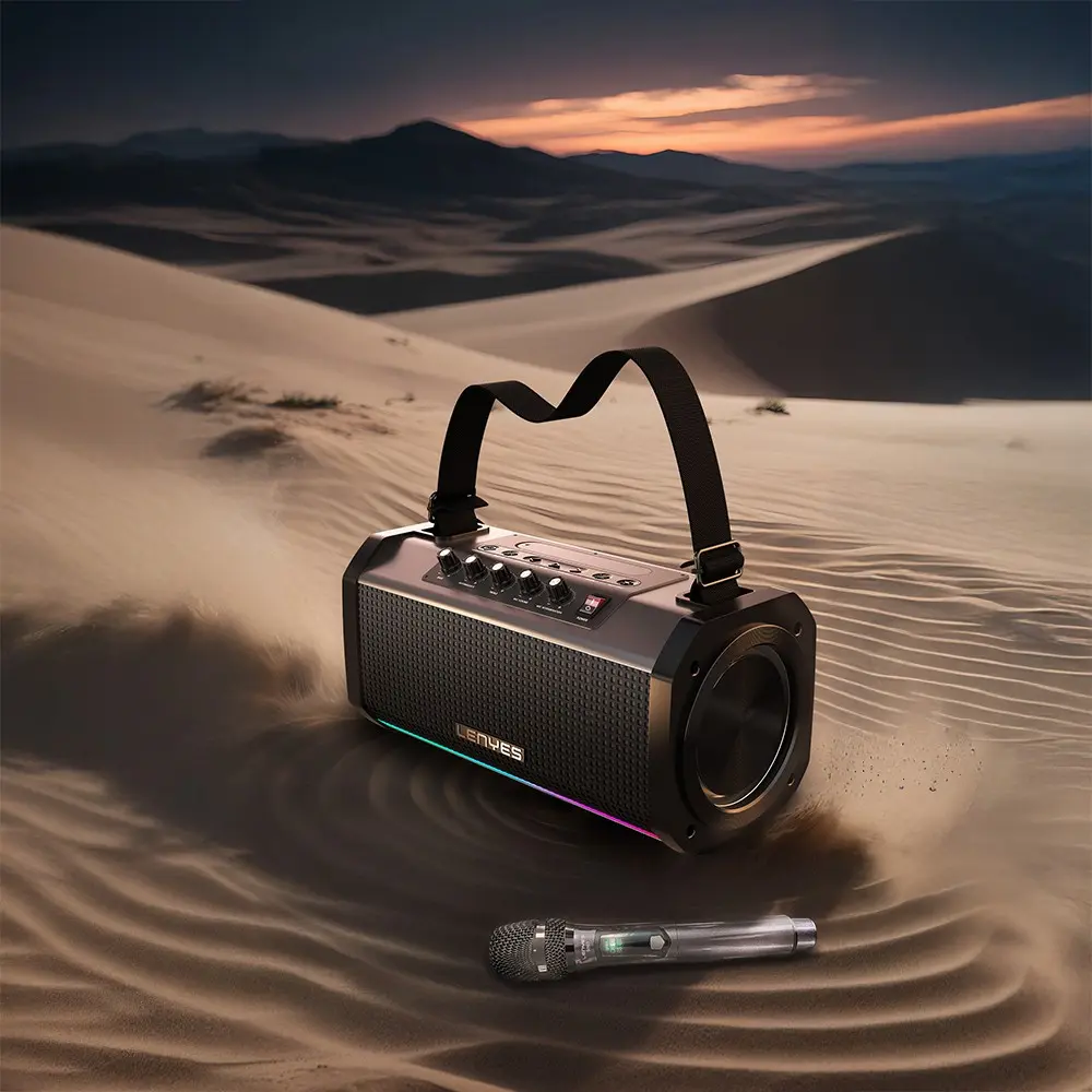 Lenyes S863 Bluetooth Hoparlör, RGB Işıklı, Mikrofonlu ve TWS