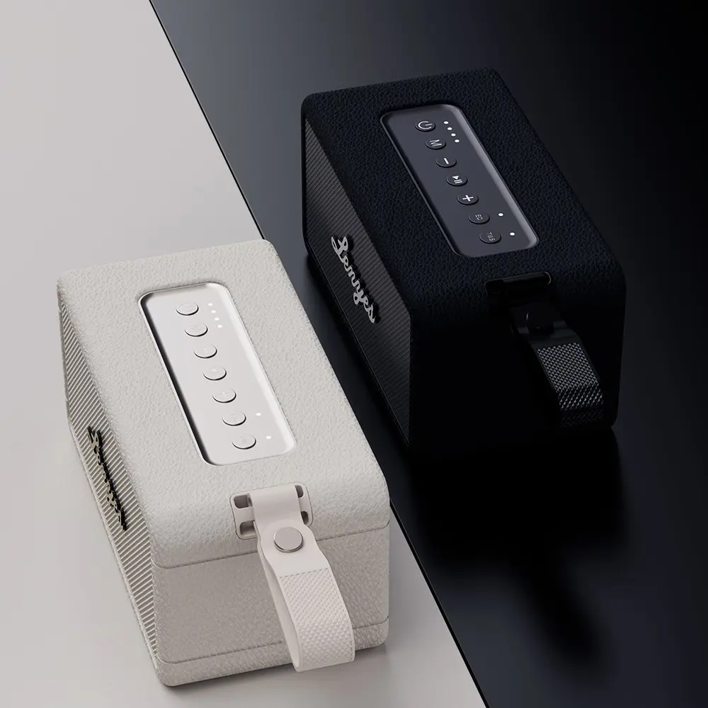 Lenyes S875 Elegance Taşınabilir Bluetooth Hoparlör, RGB Işıklı ve IPX6