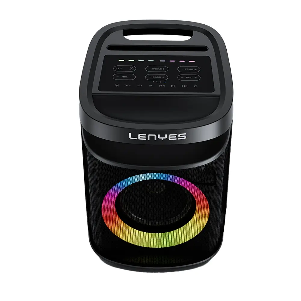 Lenyes S881 Bluetooth Hoparlör, Mikrofonlu, RGB Işıklı ve IPX4