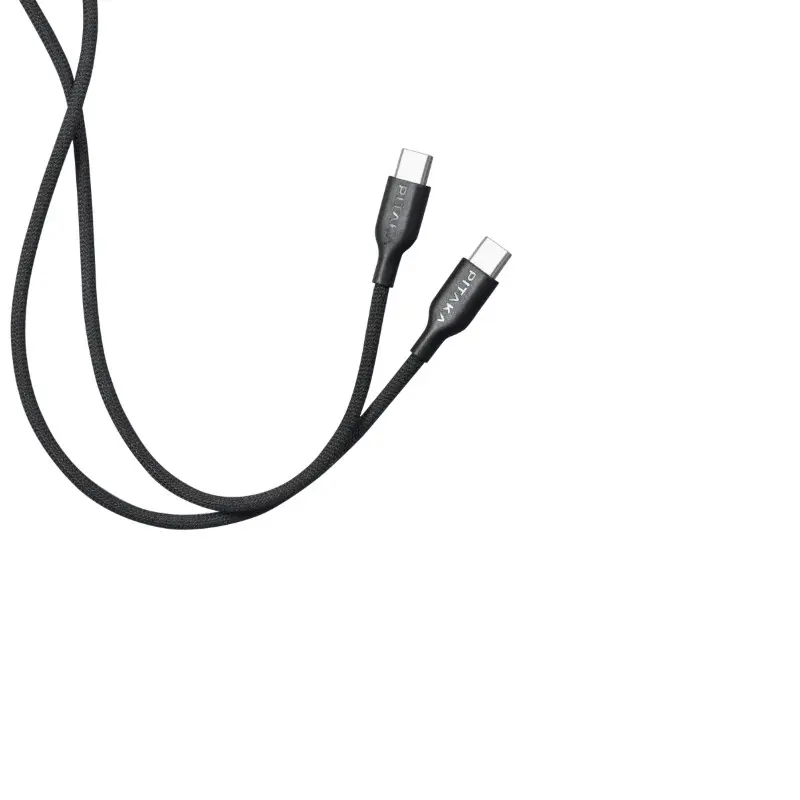 Pitaka Flex Braided Type-C to Type-C 60W Şarj ve Data Kablosu 1.2 m