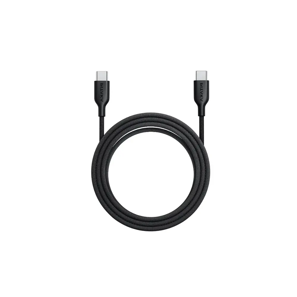 Pitaka Flex Braided Type-C to Type-C 60W Şarj ve Data Kablosu 1.2 m