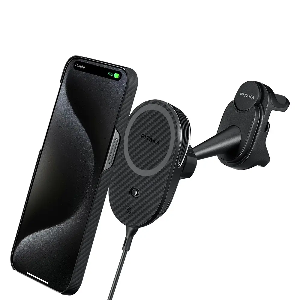 Tesla Model 3 ve Model Y Uyumlu MagSafe Araç Telefon Tutucu - Pitaka MagEZ Pro 2