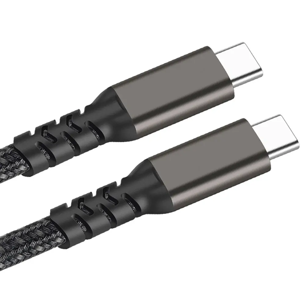 Qgeem 2. Jenerasyon Type-C to Type-C Şarj ve Data Kablosu, 100W 20Gbps 2 m
