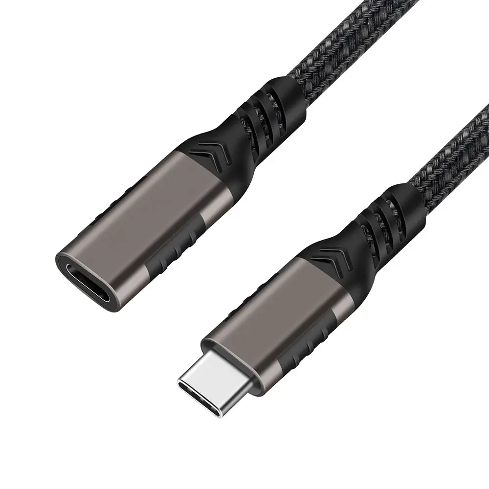 Qgeem Extension USB-C Uzatma Kablosu, 100W PD ve 20Gbps - 0.2 m