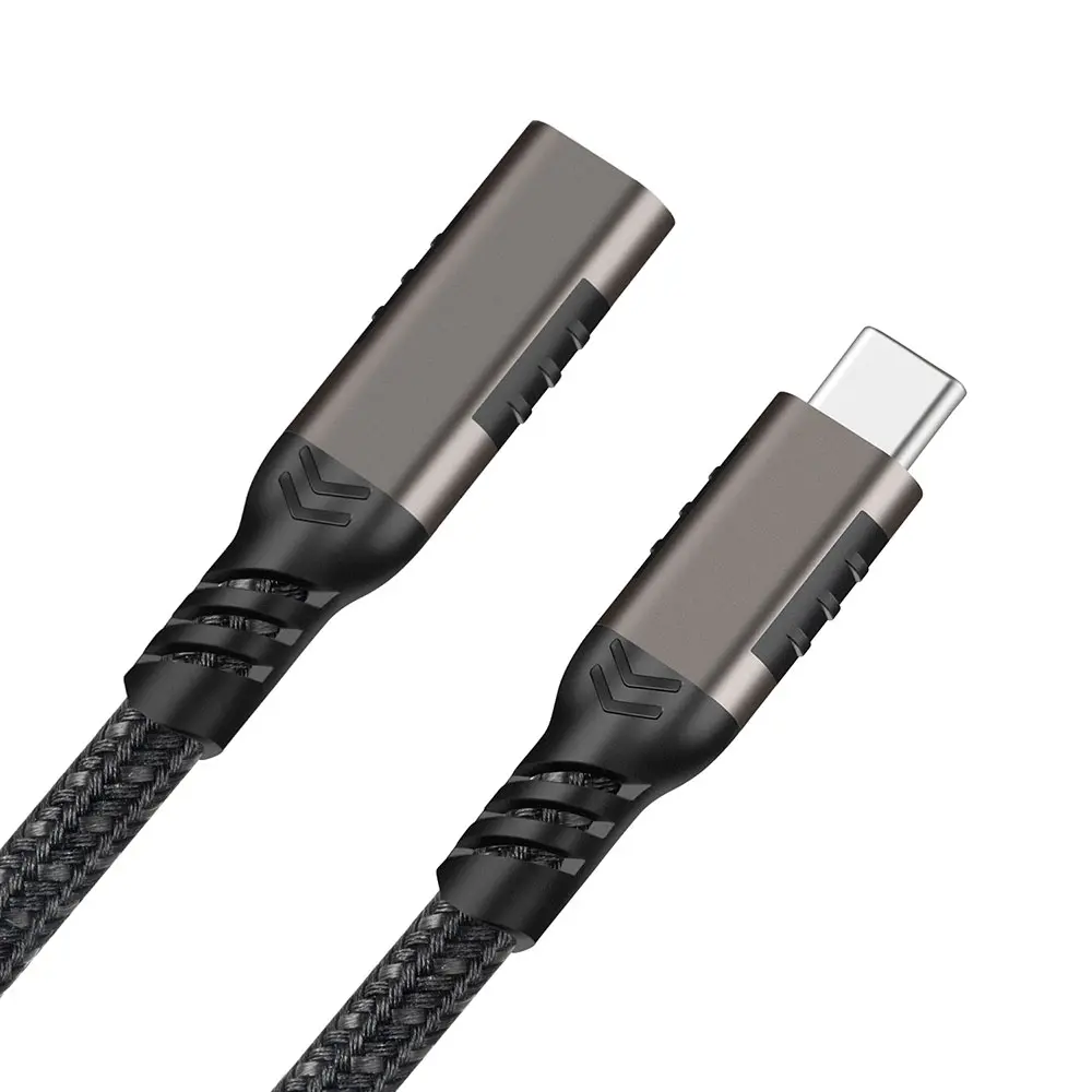 Qgeem Extension USB-C Uzatma Kablosu, 100W PD ve 20Gbps - 0.2 m