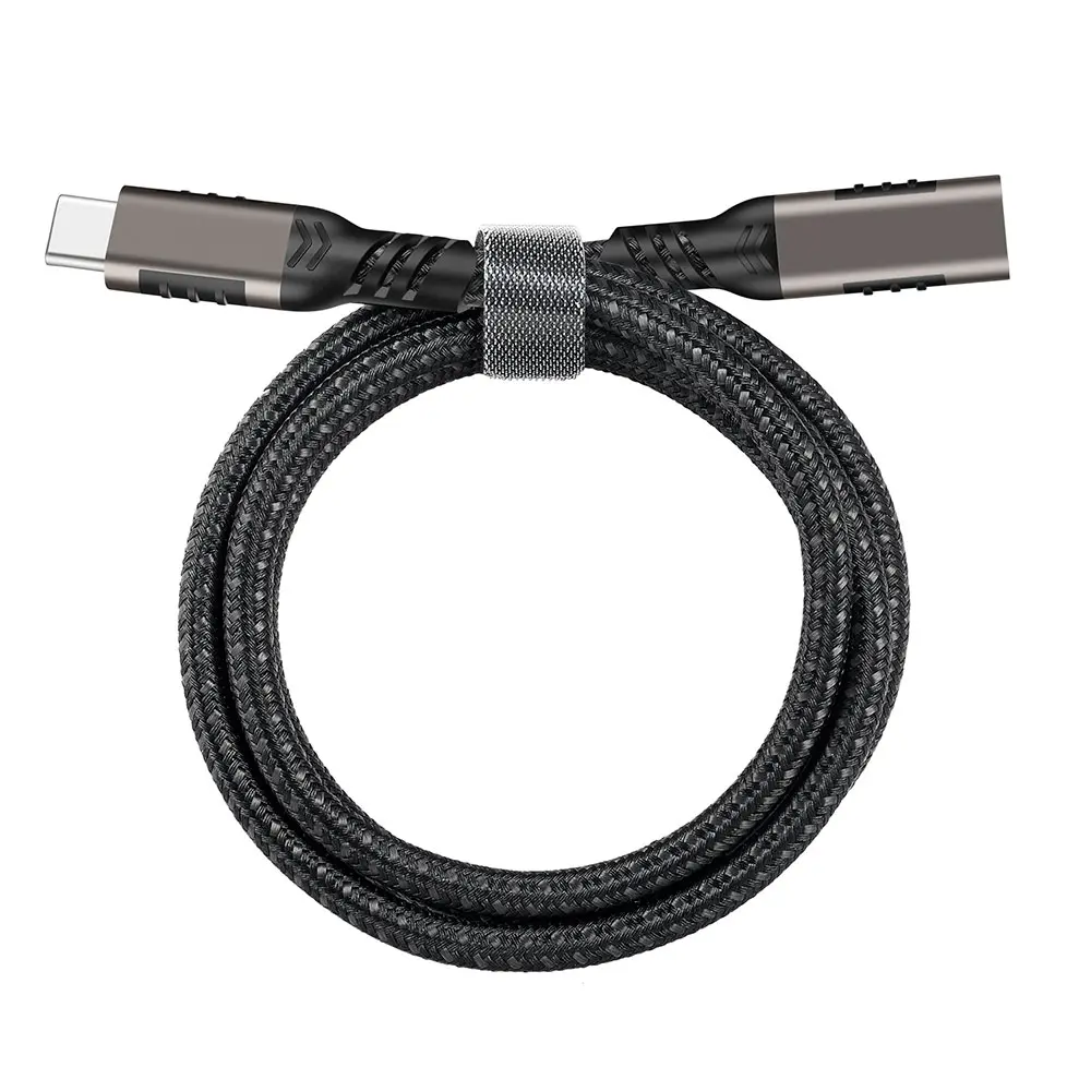 Qgeem Extension USB-C Uzatma Kablosu, 100W PD ve 20Gbps - 0.2 m