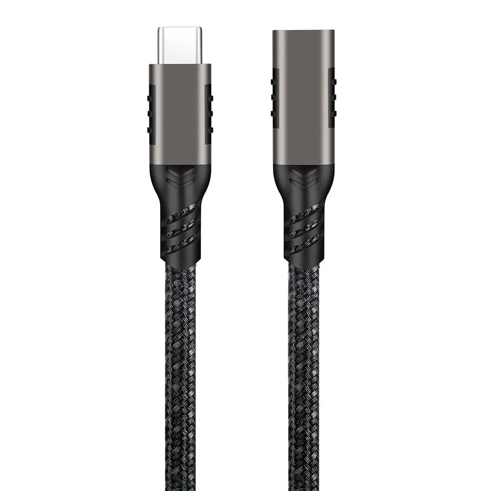 Qgeem Extension USB-C Uzatma Kablosu, 100W PD ve 20Gbps - 0.2 m