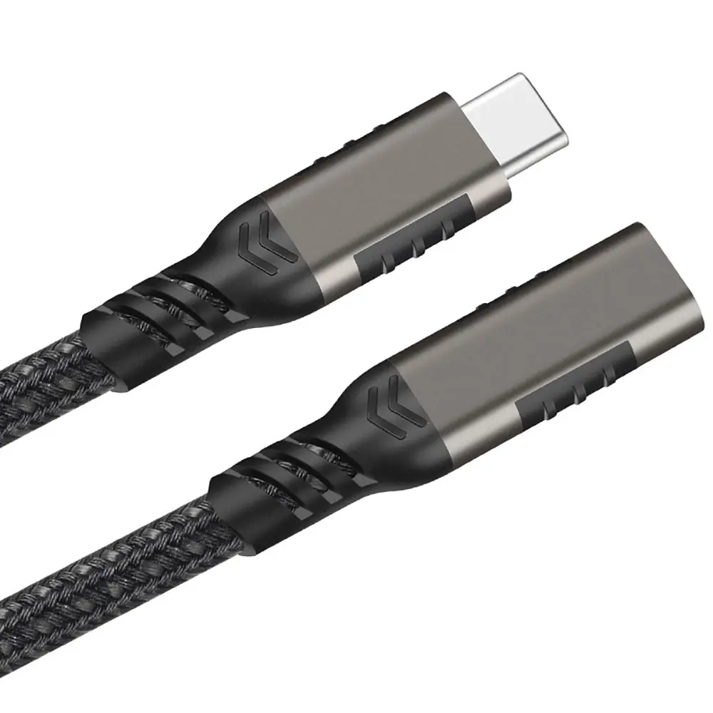 Qgeem Extension USB-C Uzatma Kablosu, 100W PD ve 20Gbps