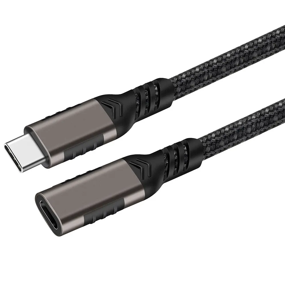Qgeem Extension USB-C Uzatma Kablosu, 100W PD ve 20Gbps