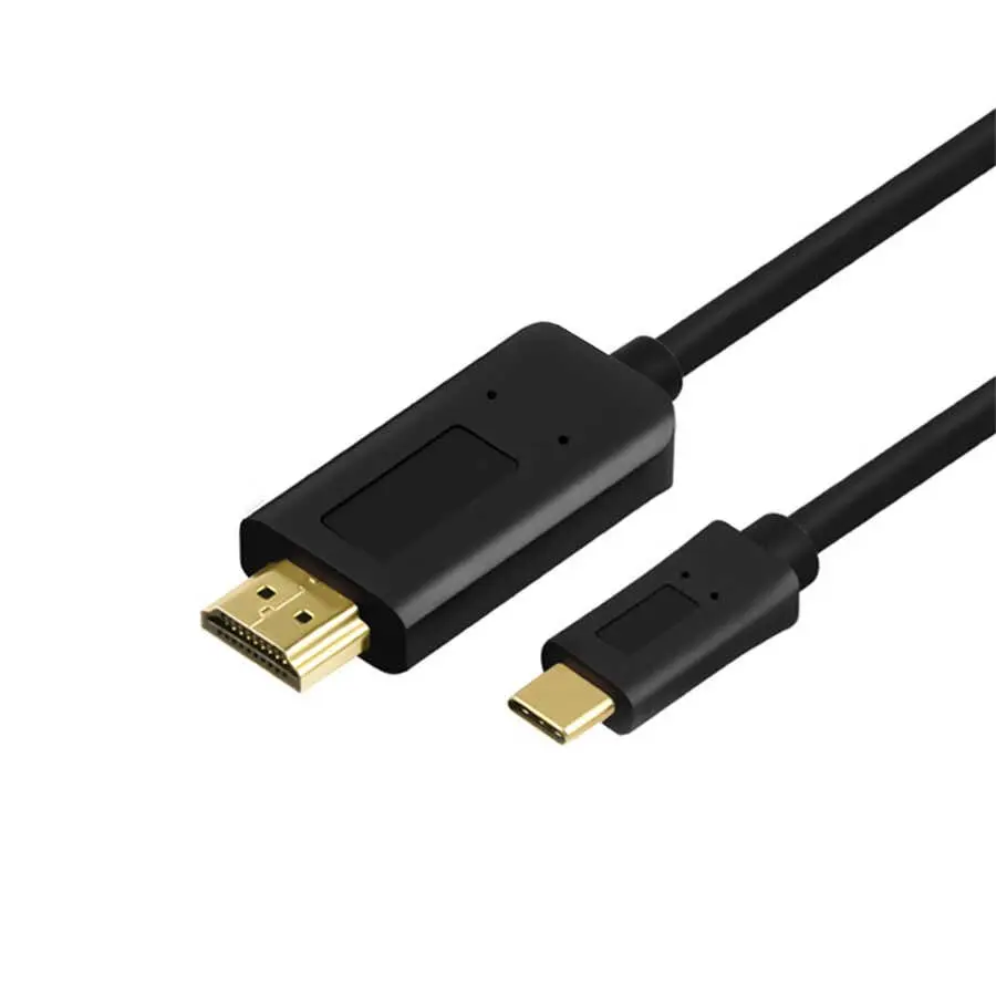 Qgeem QG-UA11 Type-C to HDMI Kablo, 1.2 m, 4K 40 Hz