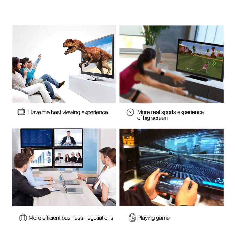 Qgeem QG-UA13 Type-C to DisplayPort Görüntü Kablosu, 4K 60 Hz