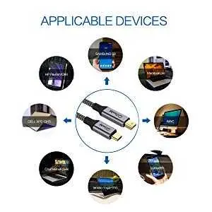 Qgeem QG-UA14 Type-C To Mini Display Port Kablo
