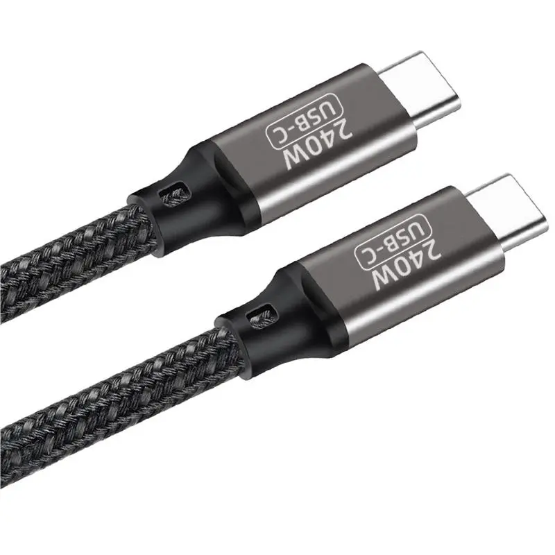 Qgeem QG02 Type-C to Type-C PD3.1 Şarj ve Data Kablosu, 240W, 1.5 m