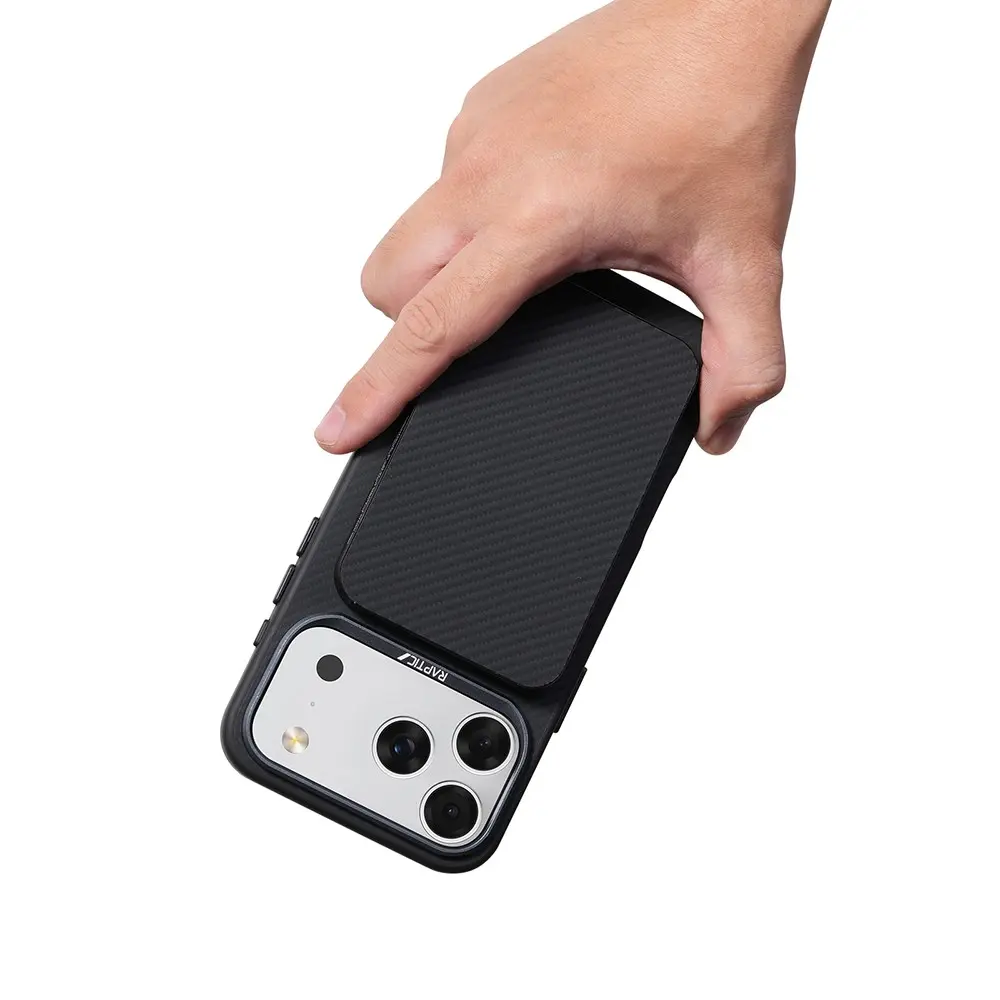 Raptic S4 Aramid 600D MagSafe Uyumlu 5000mAh Powerbank, 15W Kablosuz Şarj