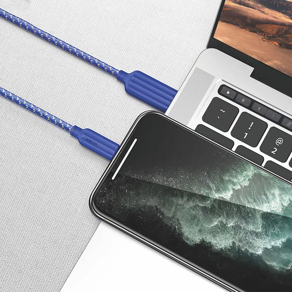 Recci RTC-N23M Micro USB to USB-A 2.4A Şarj ve Data Kablosu 1M