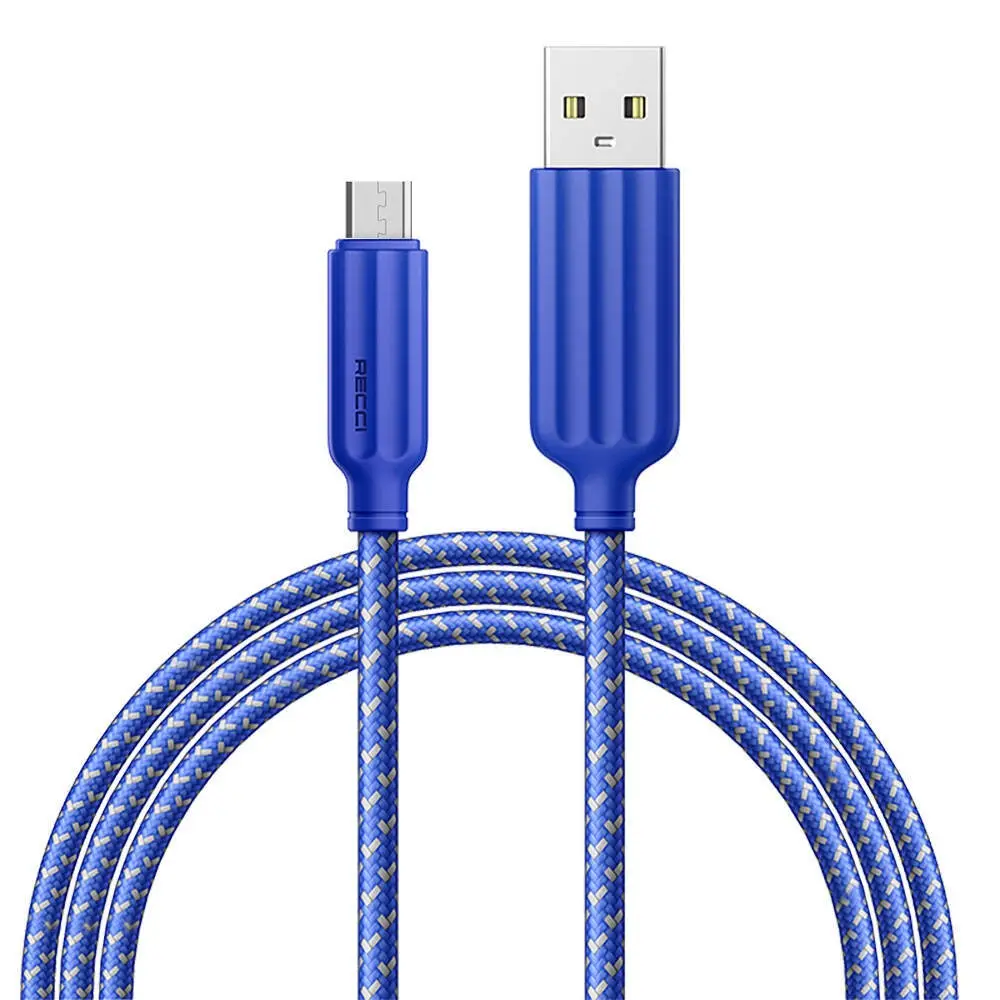 Recci RTC-N23M Micro USB to USB-A 2.4A Şarj ve Data Kablosu 1M