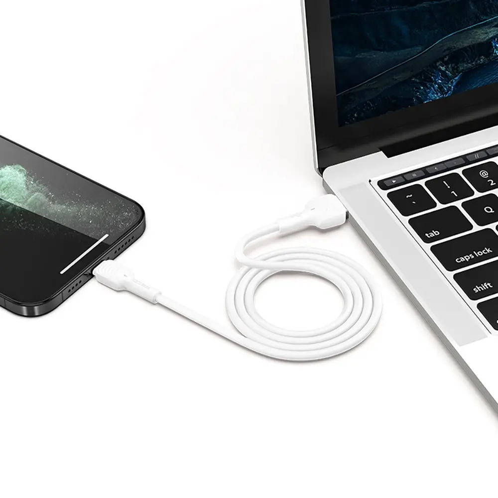 Recci RTC-N26C USB-A to Type-C Şarj ve Data Kablosu, 1 m, 3A