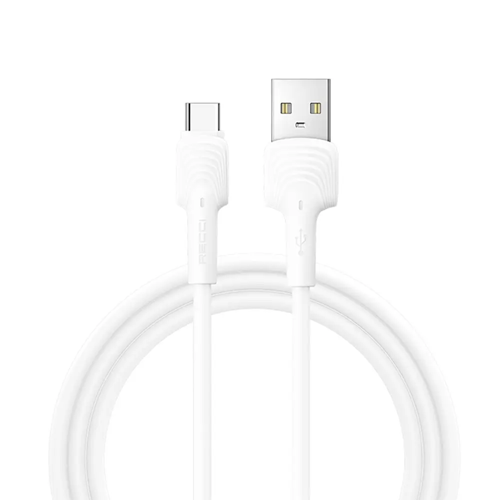 Recci RTC-N26C USB-A to Type-C Şarj ve Data Kablosu, 1 m, 3A