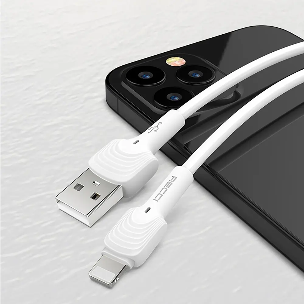 Recci RTC-N26L USB-A to Lightning Şarj ve Data Kablosu, 1 m