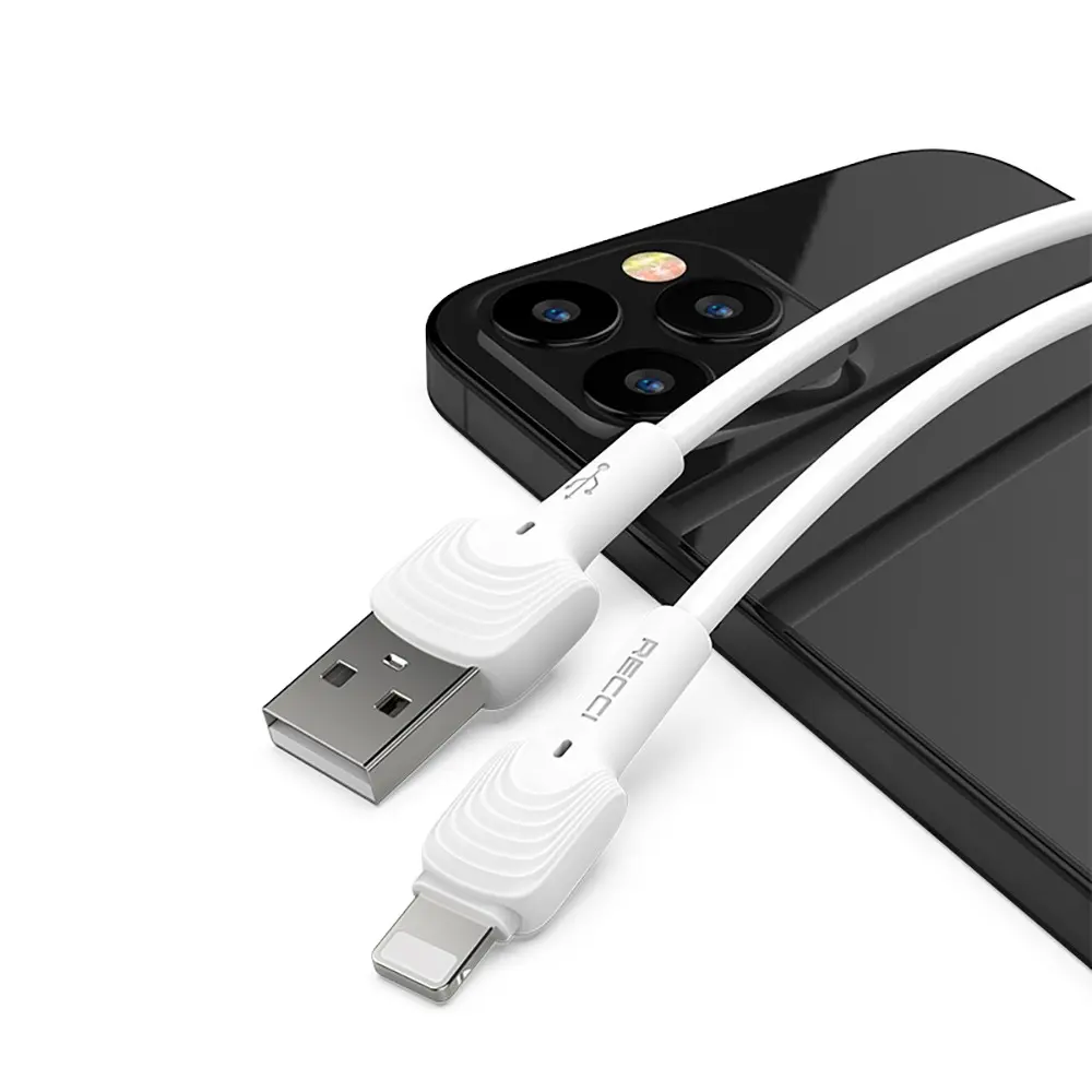 Recci RTC-N26L USB-A to Lightning Şarj ve Data Kablosu, 1 m
