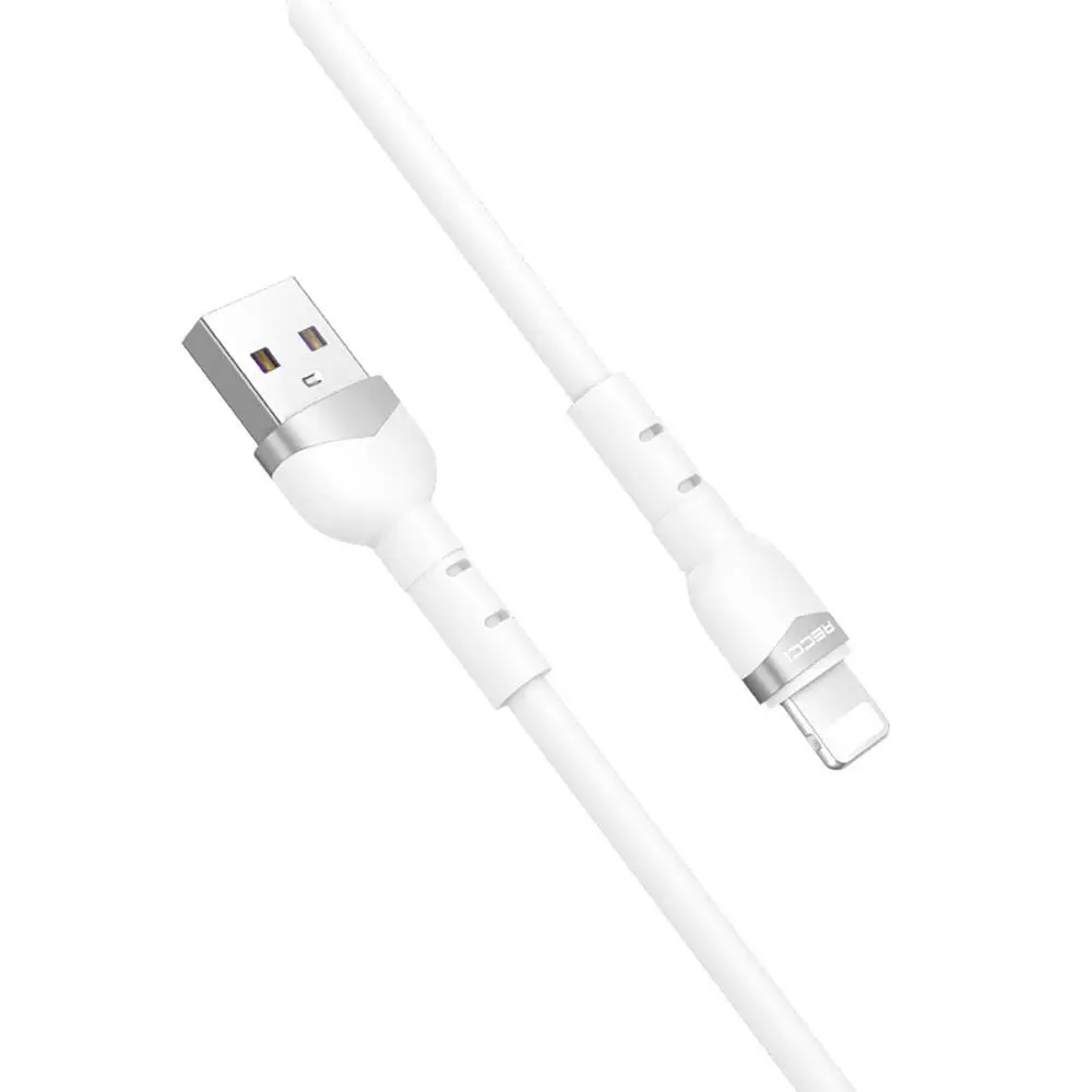 Recci RTC-N35L Lightning to USB-A Şarj Kablosu, 100 cm ve 5A