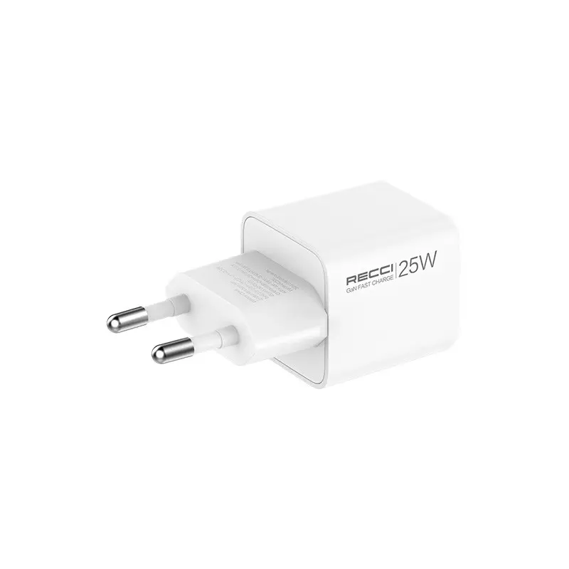 Recci RC106E GaN 25W Hızlı Şarj Adaptörü ve Type-C Kablo Seti