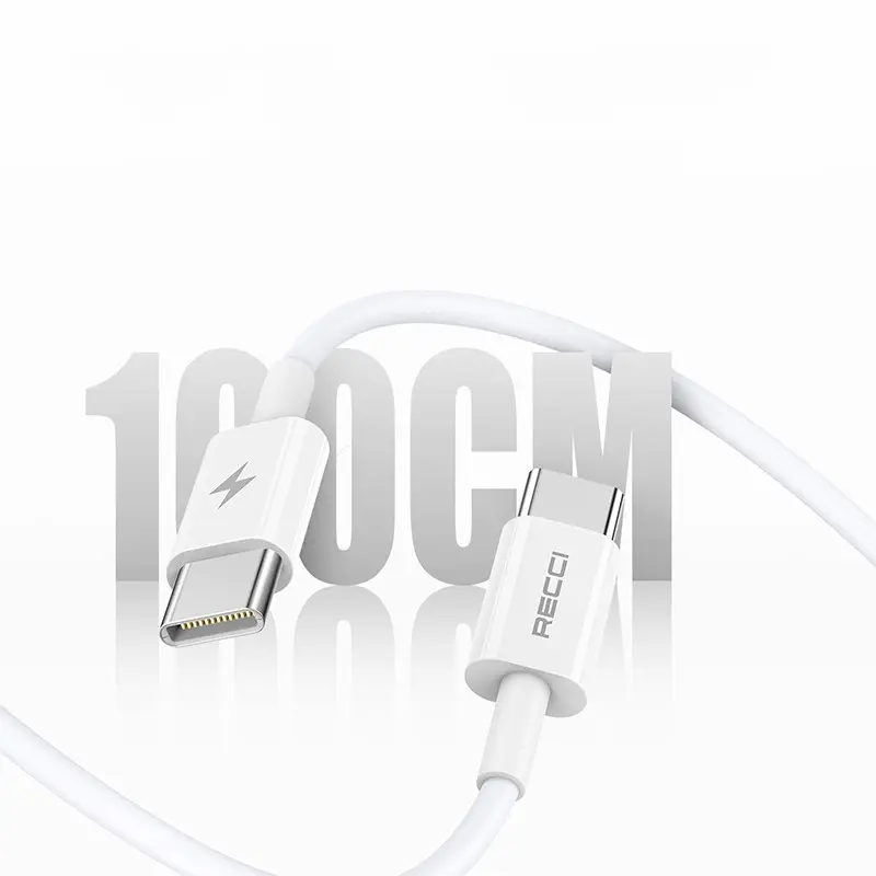 Recci RC77E GaN 30W USB-C PD Şarj Adaptörü ve Type-C Kablo Seti