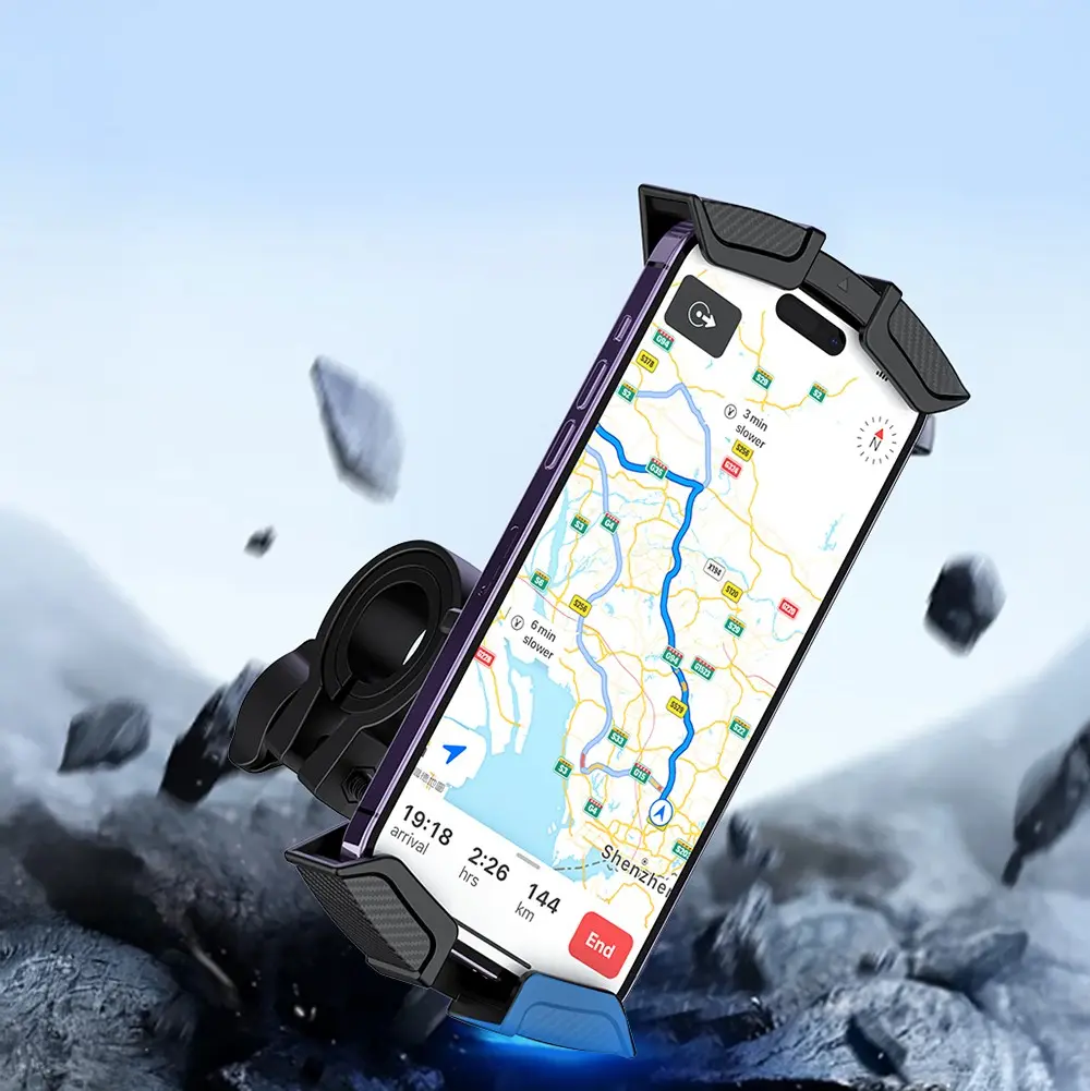 Recci RHO-C33 360° Dönebilen Motosiklet ve Bisiklet Telefon Tutucu