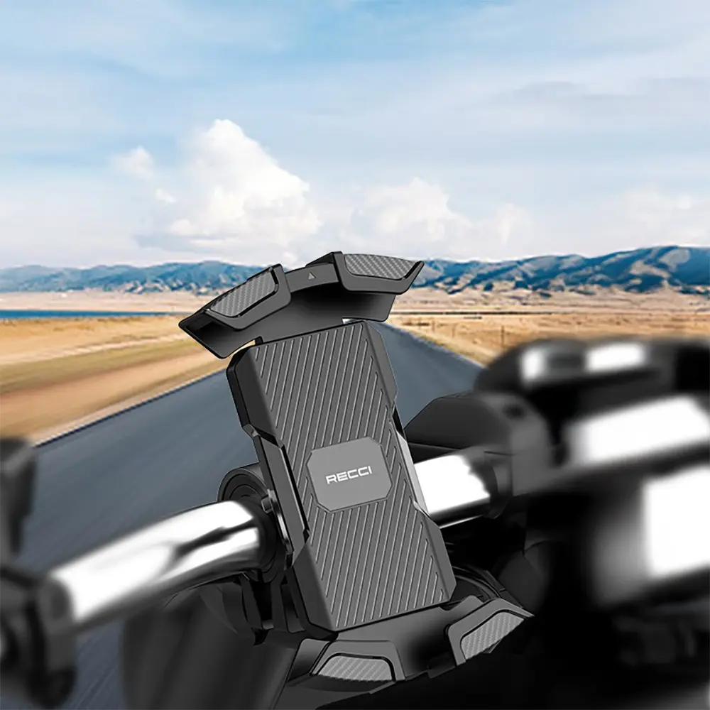 Recci RHO-C33 360° Dönebilen Motosiklet ve Bisiklet Telefon Tutucu