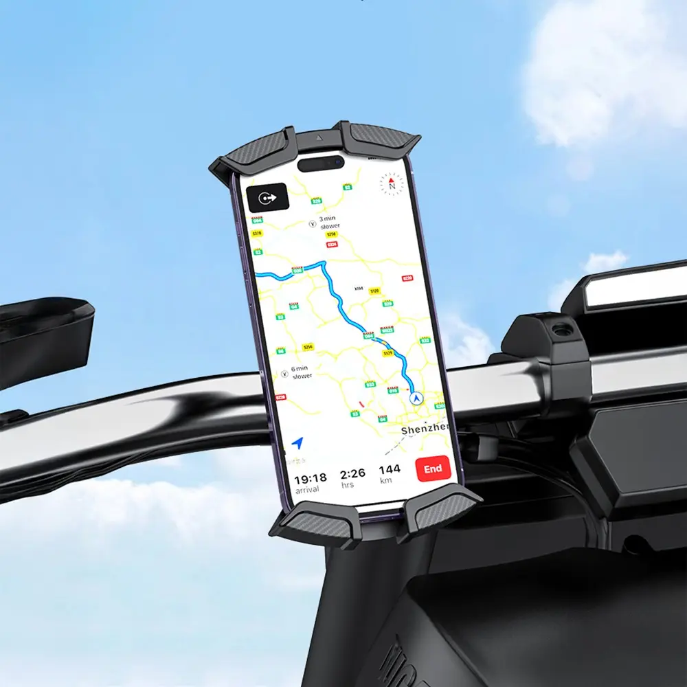 Recci RHO-C33 360° Dönebilen Motosiklet ve Bisiklet Telefon Tutucu