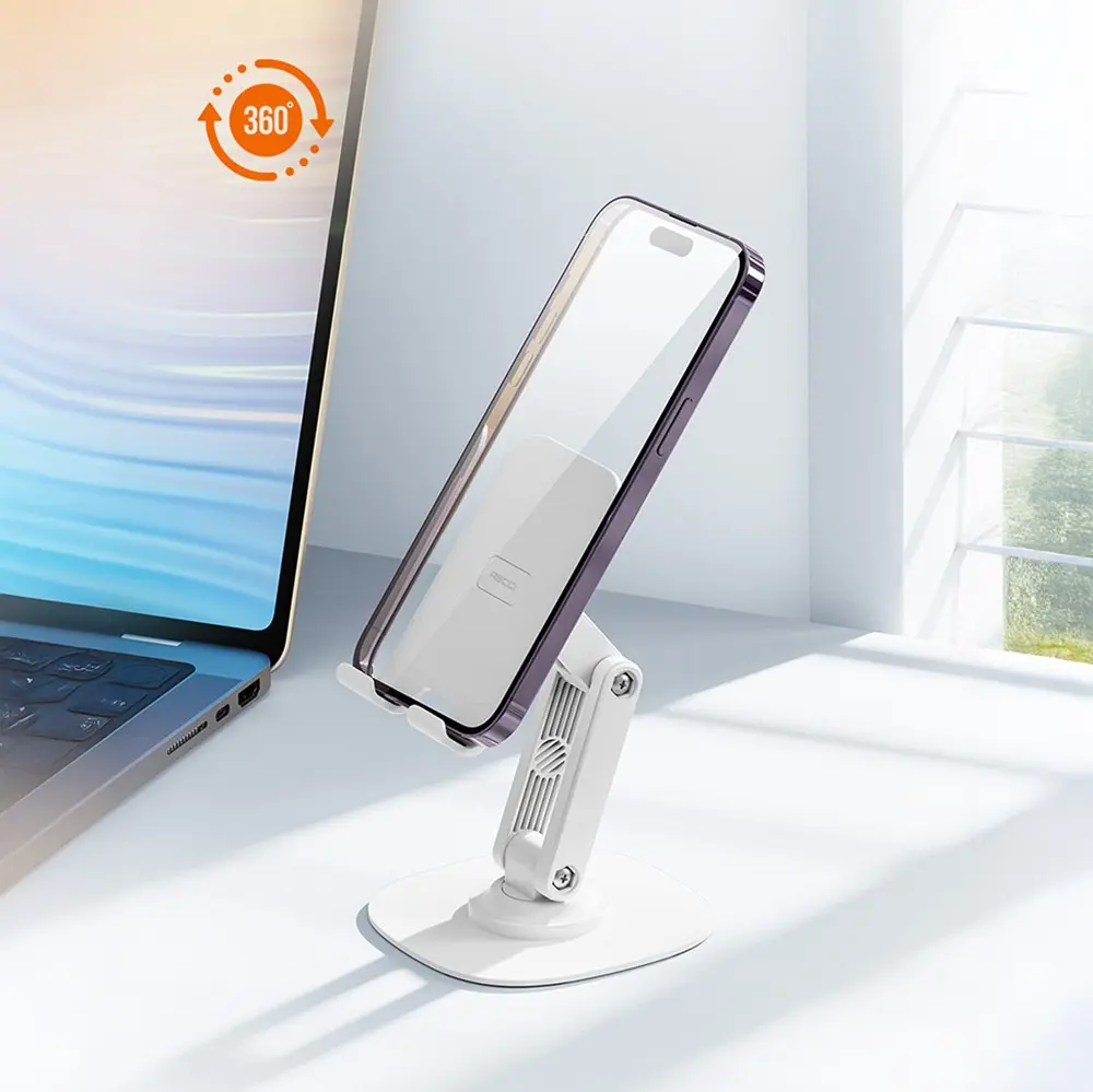 Recci RHO-M20 Ayarlanabilir Katlanabilir 360° Dönebilen Telefon ve Tablet Standı
