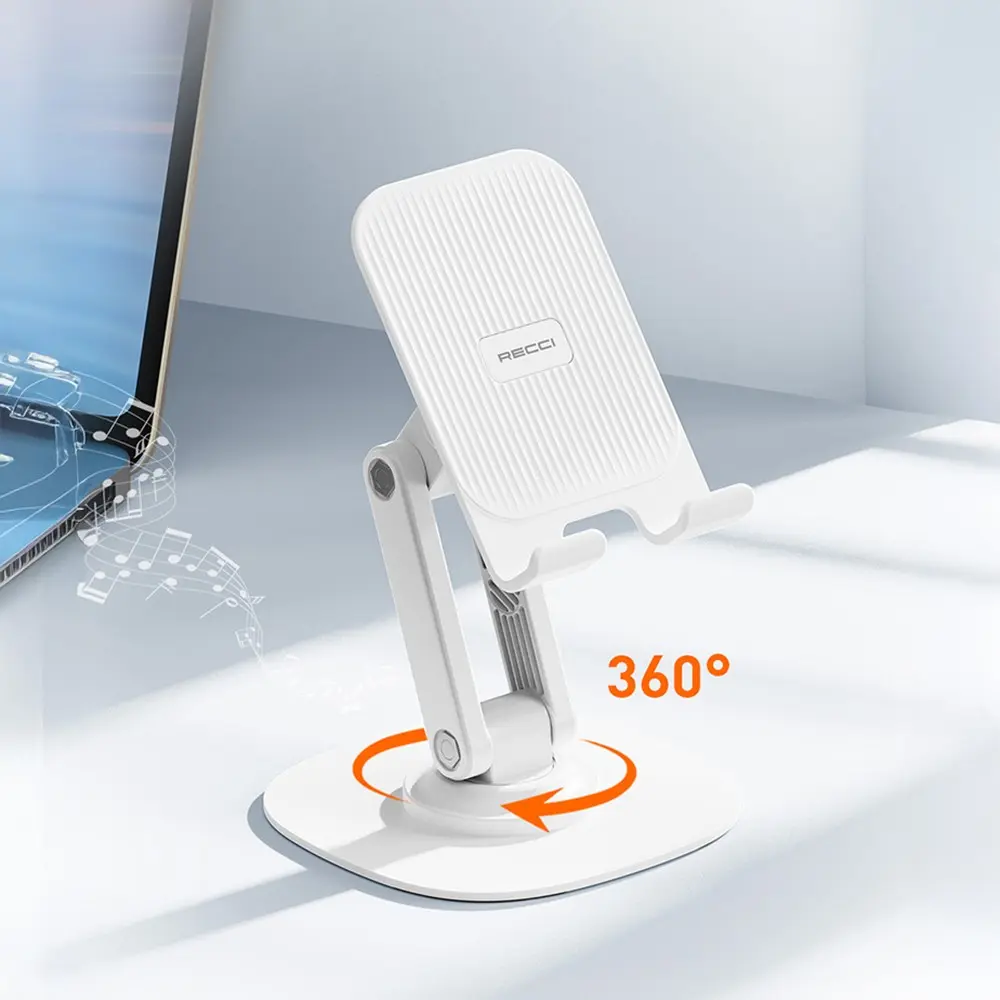 Recci RHO-M20 Ayarlanabilir Katlanabilir 360° Dönebilen Telefon ve Tablet Standı