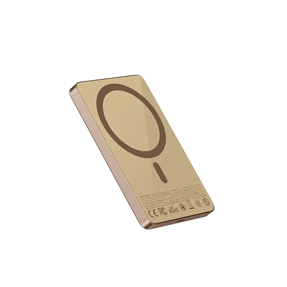 Recci RP35 10000mAh PD 20W Kablosuz Şarjlı Powerbank, LED Göstergeli