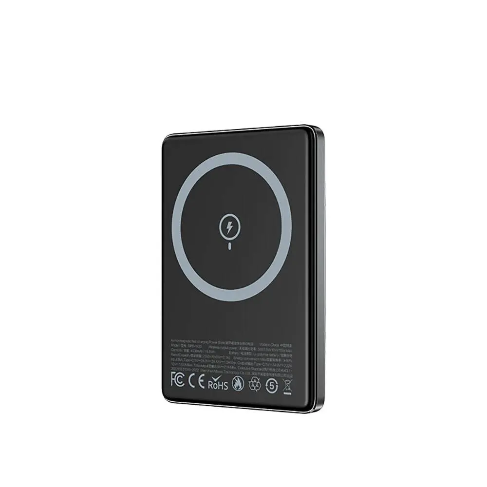 Recci RPB-W20 20W PD ve 15W Kablosuz Şarjlı Powerbank 4900mAh