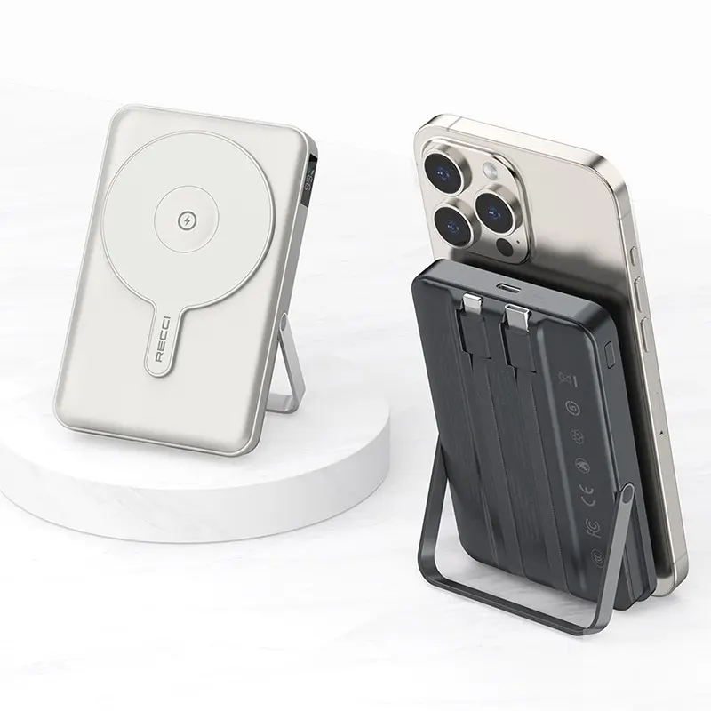 Recci RPB-W27 Galaxy 10.000mAh 20W Kablosuz Şarjlı Powerbank