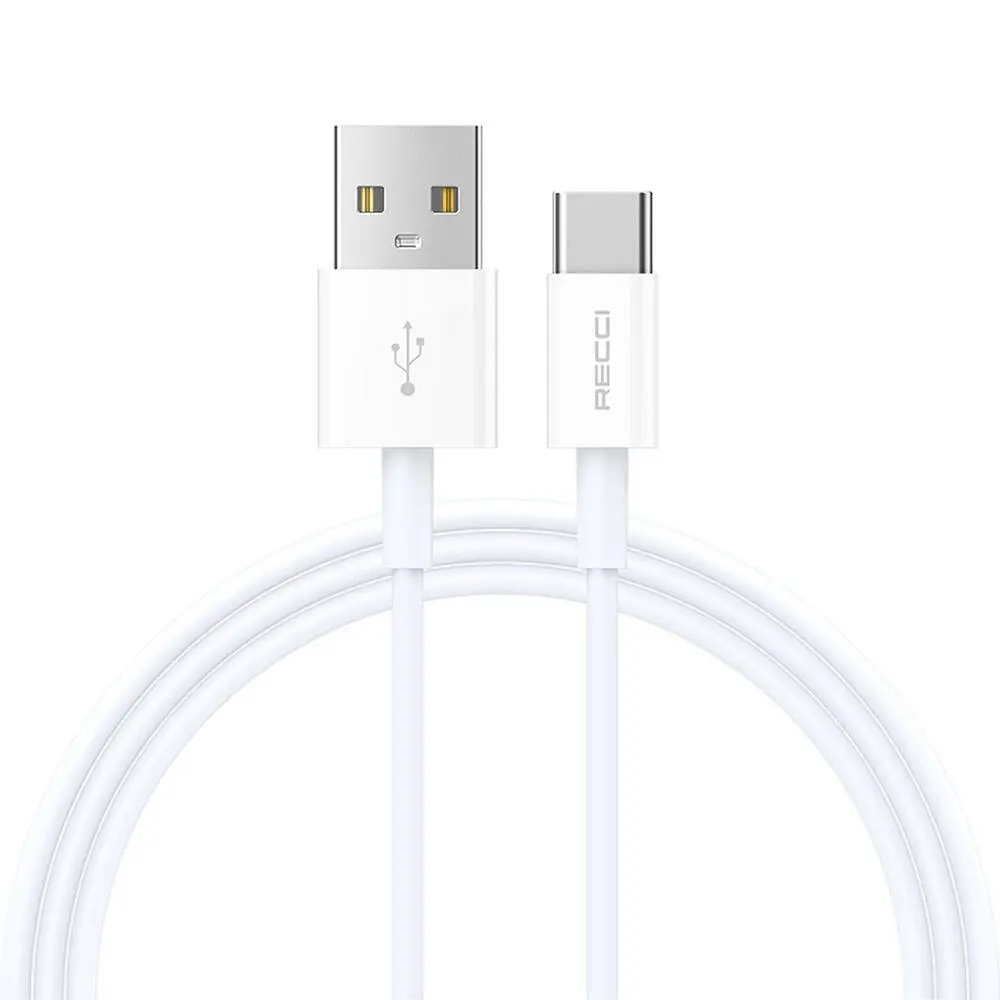 Recci RS06C USB-A to Type-C 3A Data ve Şarj Kablosu, 1 m
