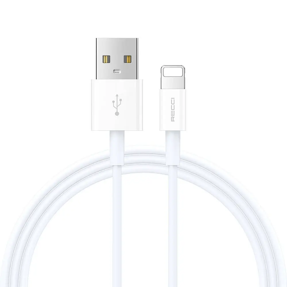 Recci RS06L USB-A to Lightning Şarj ve Data Kablosu, 1 m