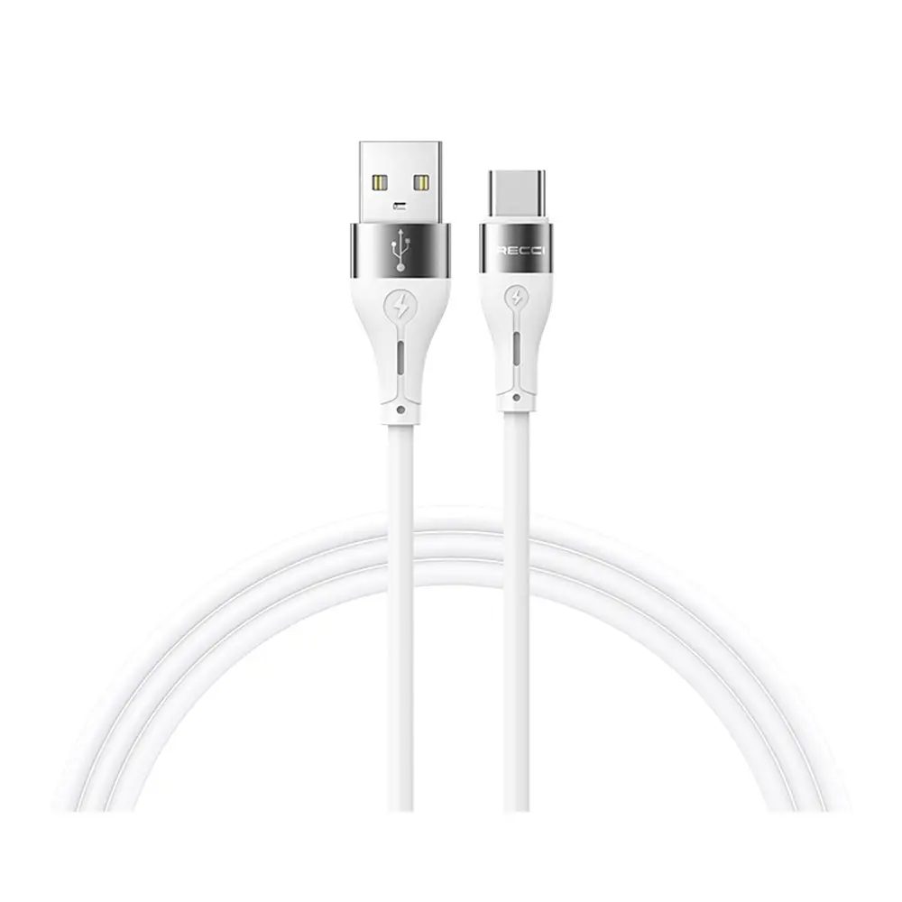 Recci RS11C Swift USB-A to Type-C Şarj ve Data Kablosu, 3A, 1 m
