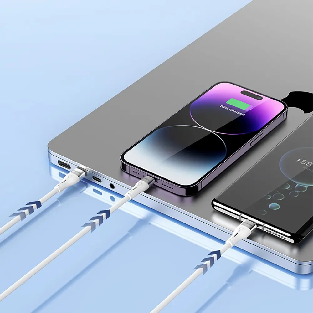 Recci RS11C Swift USB-A to Type-C Şarj ve Data Kablosu, 3A, 1 m