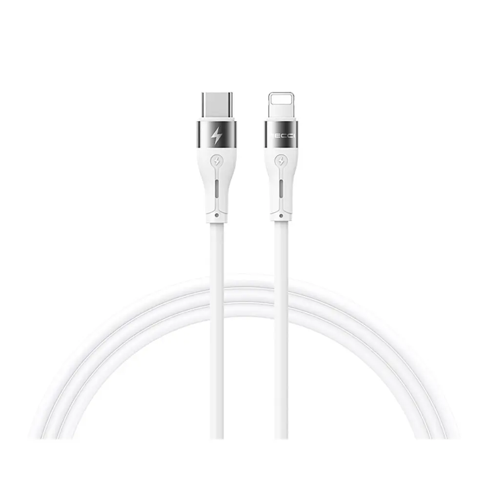 Recci RS11CL Type-C to Lightning PD Şarj ve Data Kablosu, 20W 1 m