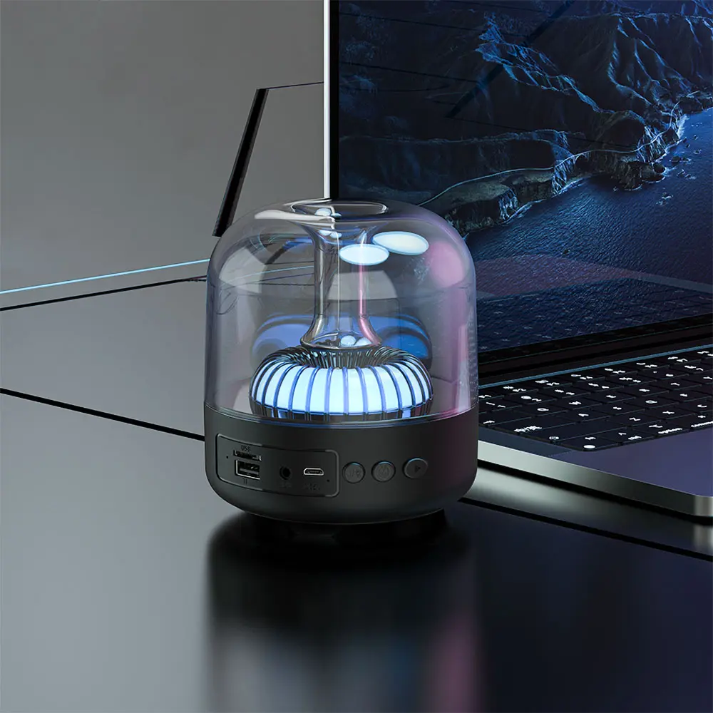 Recci RSK-W31 Amber Bluetooth 5.0 Hoparlör, RGB Işıklı ve 5W