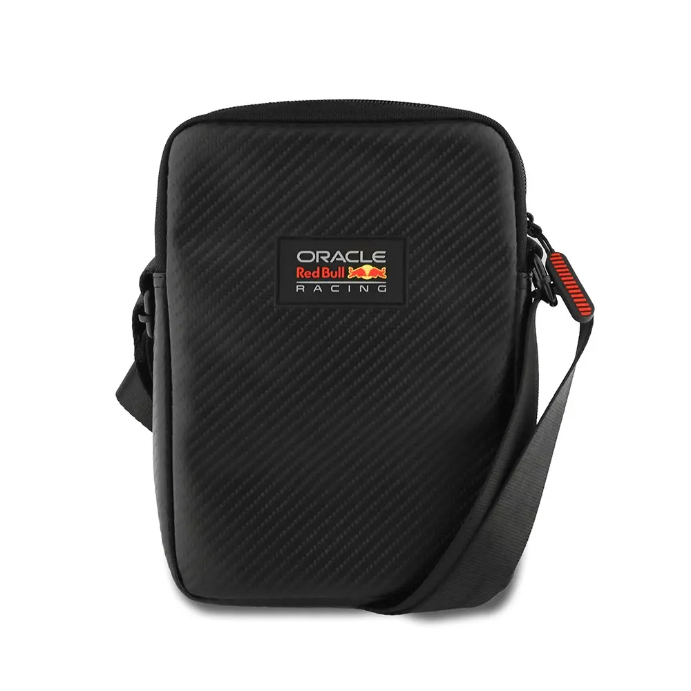 Redbull Oracle Lisanslı 8 inç PU Karbon Fiber Çapraz Vücut Çantası