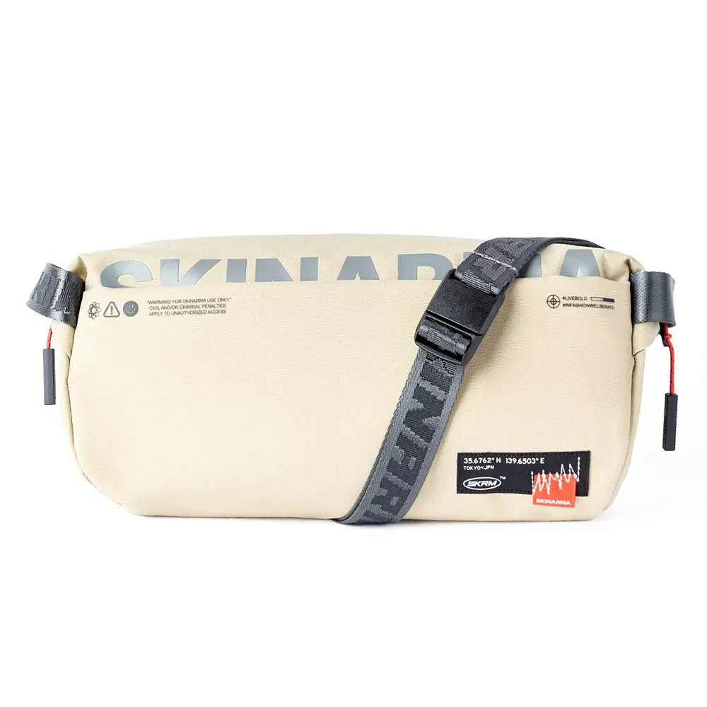 Skinarma Crossbody Fardel Çapraz Vücut Çantası, Su Geçirmez Fermuarlı