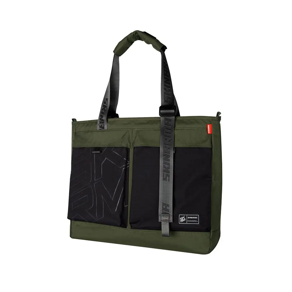 Skinarma Jager Totebag Naylon Taşıma Çantası, Siyah