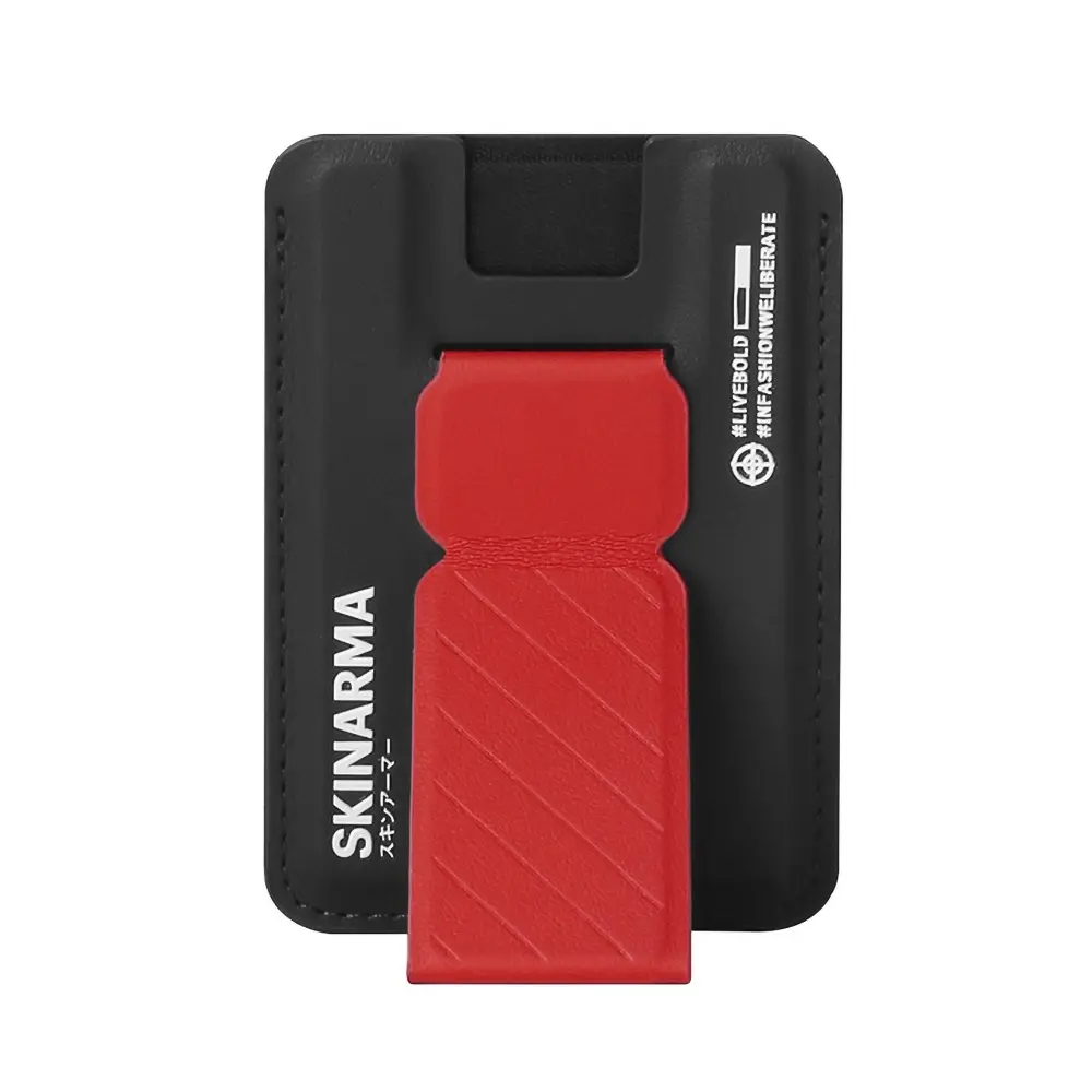 SkinArma Kado 2 Hazneli Manyetik Standlı Kartlık, MagSafe Uyumlu