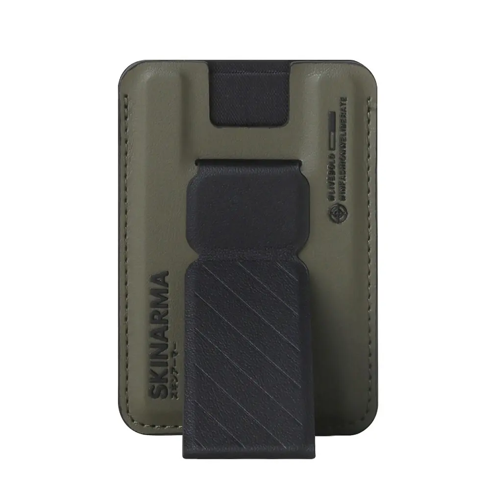 SkinArma Kado 2 Hazneli Manyetik Standlı Kartlık, MagSafe Uyumlu