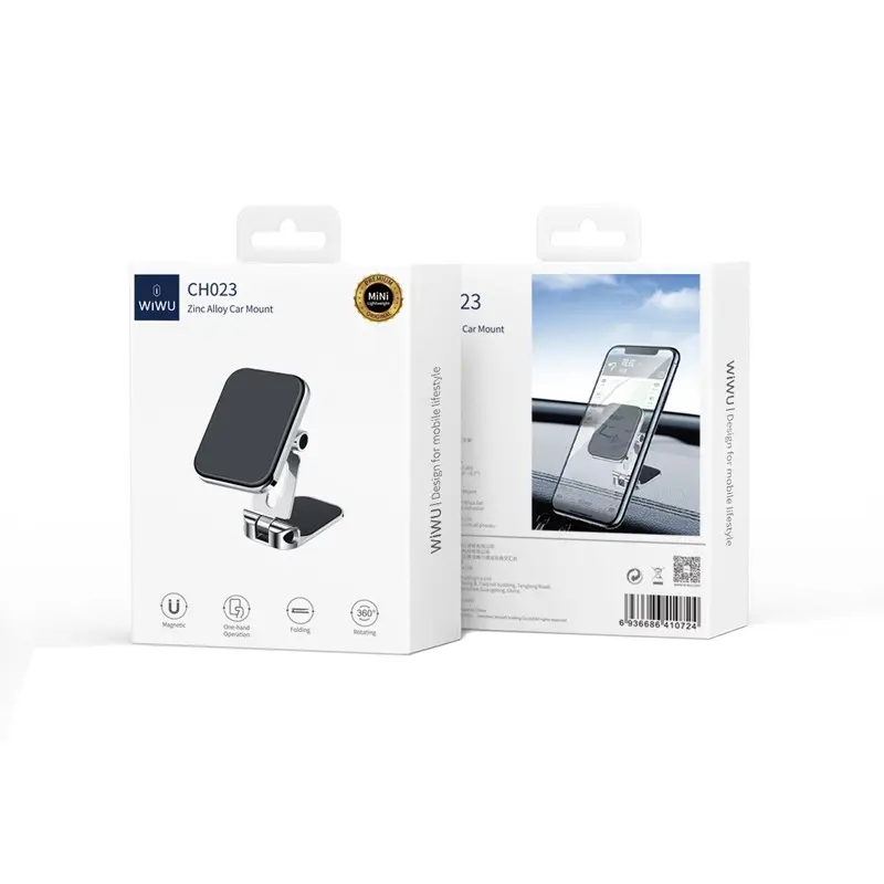 Wiwu CH023 360 Derece Dönebilen Manyetik Araç Telefon Tutucu