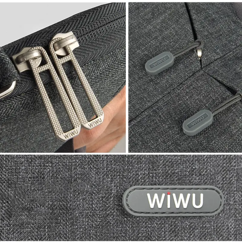 Wiwu City Commuter Serisi 13.3 inç Çapraz Vücut Askılı Laptop Çantası